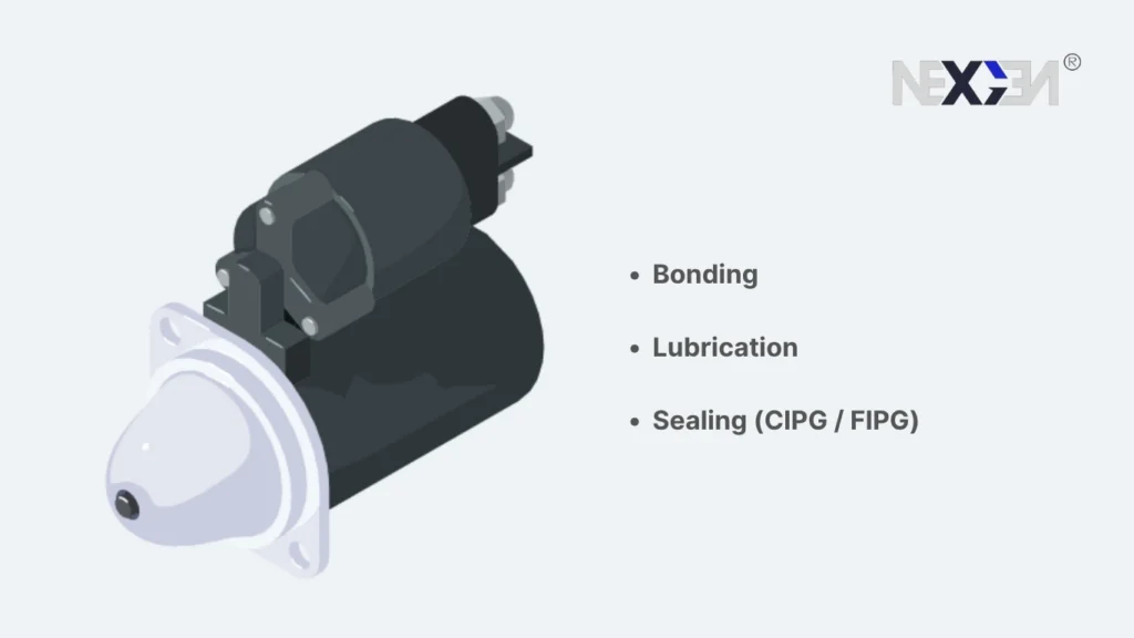 starter motor assembly